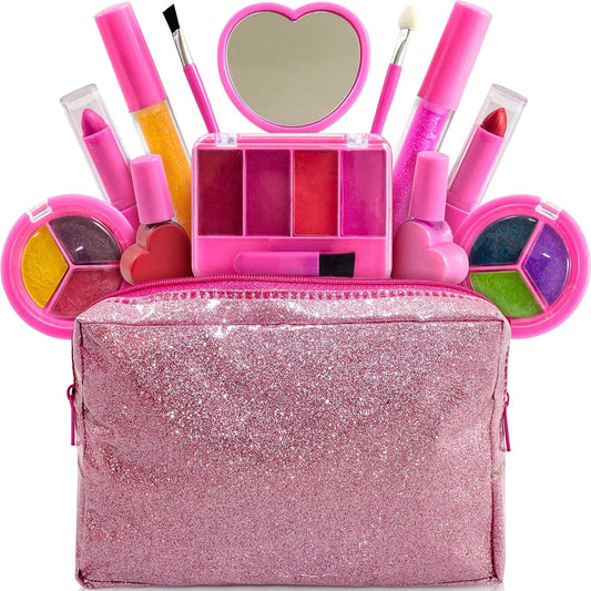 Make Up Set - Kids Makeup Kit for Girls (13-Piece Washable Set)