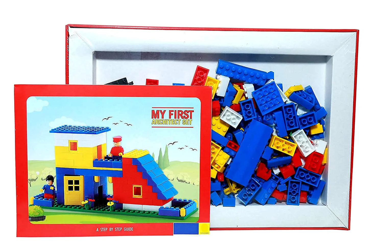 235-Piece Builder Puzzle Blocks Set – Educational & Creative Interlocking Building Blocks for Kids